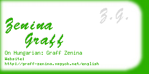 zenina graff business card